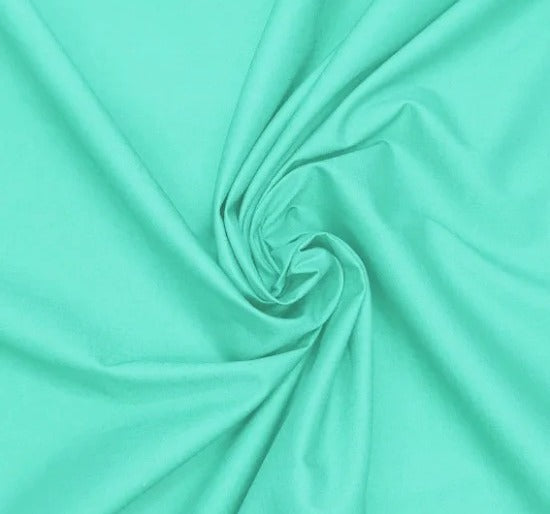 Tecido Tricoline Silky Lisa Caldeira - 50x150 Cor: Verde Tiffany